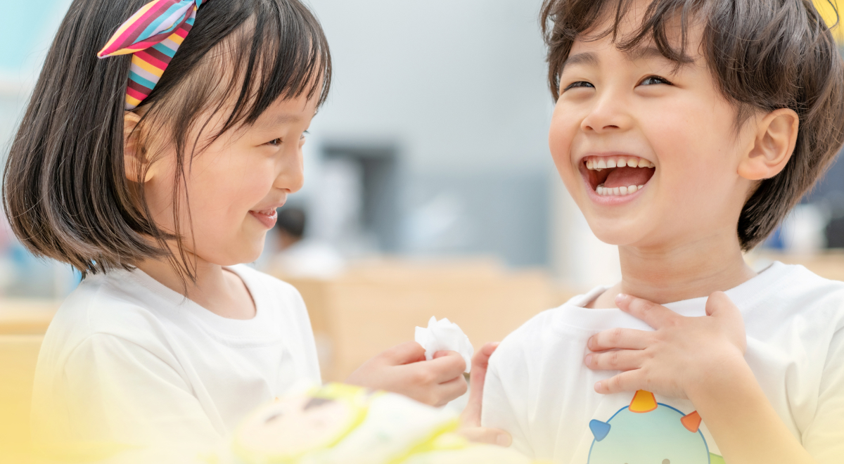 お子様も安心できるやさしい治療