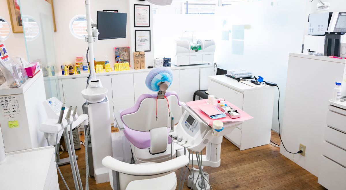 ゆとりのある治療スペース